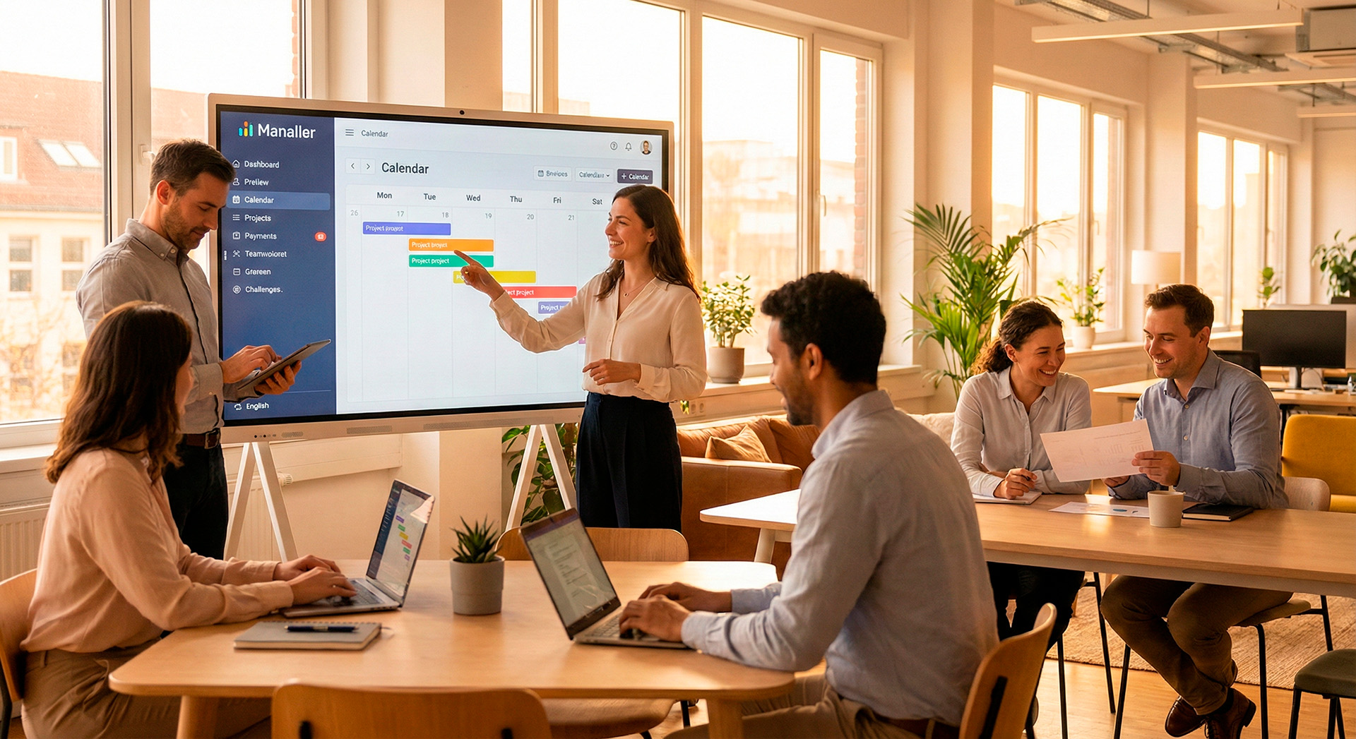 ¿Cómo usar un calendario de empresa? | Manaller